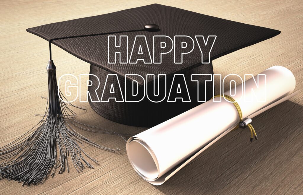 Graduation cap and diploma placed on a wooden table, illustrating the theme of graduation and accomplishment.